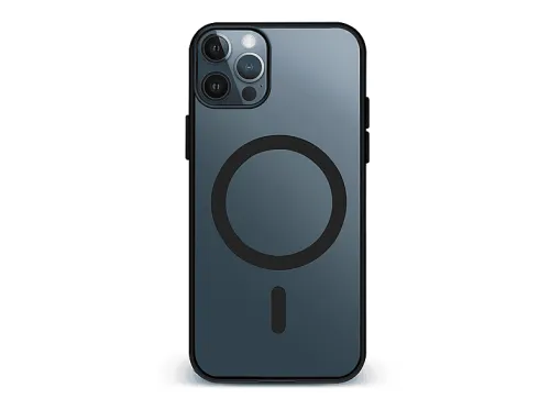 Carcasa móvil | DAM ELECTRONICS DMAT0176C00, Compatible con Apple 12 / 12 Pro, Negro
