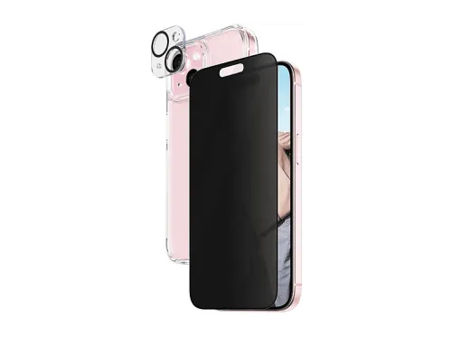 Protector pantalla móvil | PG-B1172+P2809 PANZERGLASS, Apple, iPhone 15, Vidrio templado
