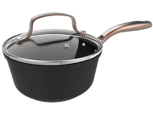 Olla | CECOTEC Polka Fantasy 16 Pot Golden, 1.3 l, Aluminium, Black