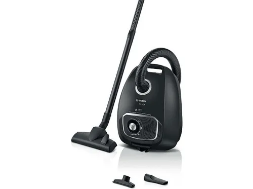 Aspiradora cilíndrica | BOSCH BGB41BA1, 700 W, Depósito 0,1 ml, Negro