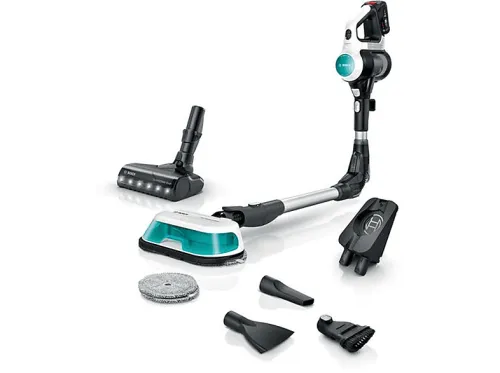 Aspirador escoba | BOSCH BCS71HYG2, 54 W, Depósito 0,3 l, Blanco