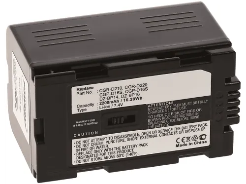 Batería | POWERY Batería compatible con Panasonic NV-DA1 2200mAh