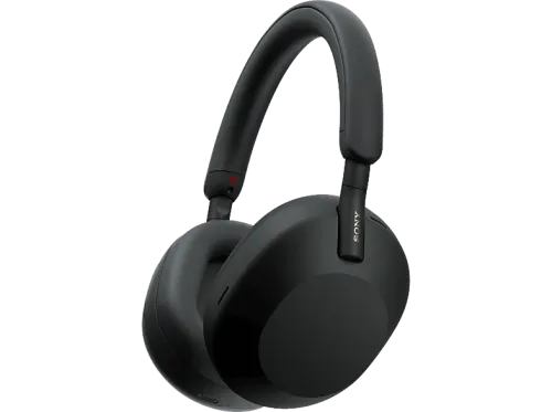 Auriculares inalámbricos | Sony WH-1000XM5B, Estuche rígido, Cancelación ruido, 30h, Hi-Res, Carga Rápida, Llamada Nítida, Bluetooth, Diadema, Negro