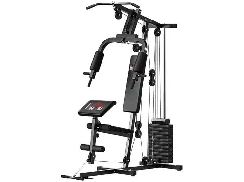 Máquina de musculación | HOMCOM A91-178V01BK, Negro