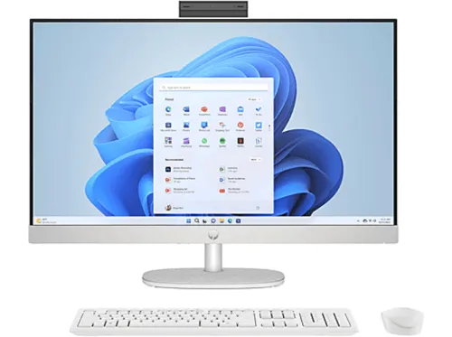 Ordenadores All In One | HP AIO 27-CR015NS, 27 ", 0, 16 GB RAM, 512 GB SSD, Iris® Xᵉ, Blanco caracola