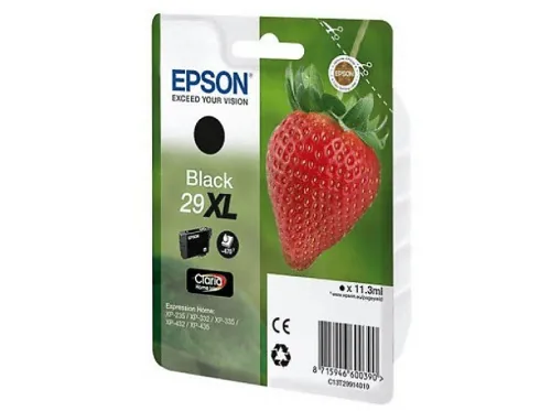 Cartucho de tinta | Epson C13T29914020 Fresa, 29 cartuchos XL, Black