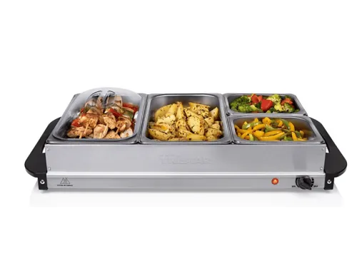 Placa portátil | TRISTAR BP-6285 BUFFET 300 W, 300 W, Acero inoxidable