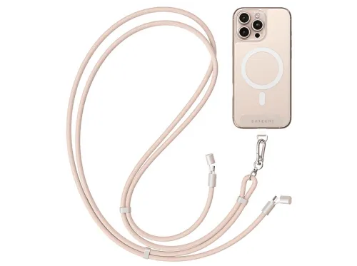 Cordón para móvil | SATECHI ST-LOTGLR, Compatible con Universal Universal, Rosa