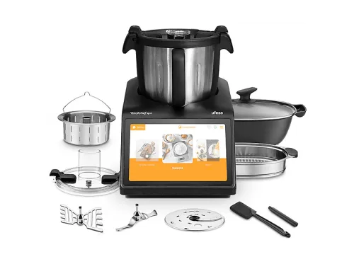 Robot de cocina | UFESA RK10, 2400 W, 4,5 l, Negro