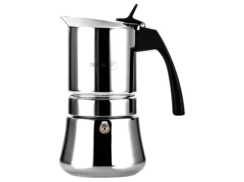 Cafetera tradicional | FAGOR Etnica, Cafetera Italiana Inducción 10 Tazas Café, Acero Inoxidable, Todo Tipo Cocinas, Vitrocerámi, Acero inoxidable, Acero Inoxidable