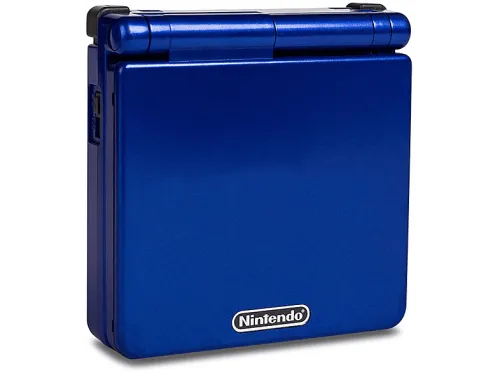 Consola Retro | NINTENDO Gameboy Advance SP, 0 GB, Azul (Azul oscuro)