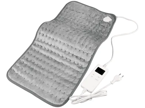 Almohadilla eléctrica | BYTELIKE Manta Calefactora 60*30 Control de Temperatura Manta Almohada Calefactora, 120 W, gris