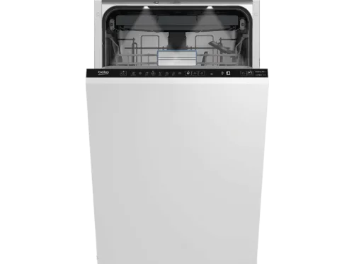 Lavavajillas integrable | Beko BDIS38040A, 11 servicios, 8 programas, 45 cm, Auto Dose, AquaIntense, Motor ProSmart, Sin Panelar
