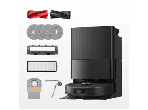 Robot aspirador | ROBOROCK QRES52-00 QREVO EDGE 5V1 BLACK, 66 W, Potencia de succión 18,5 kPa, Depósito 2,7 l, Autonomía 1 min, Negro