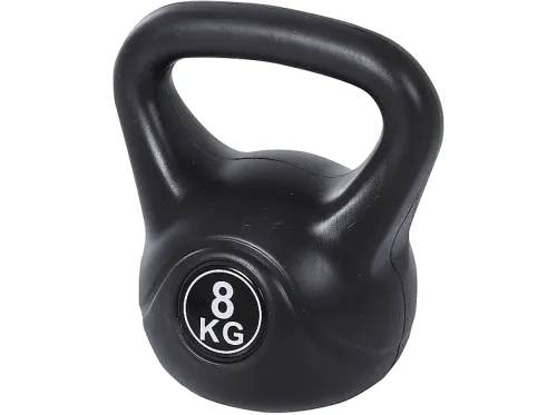 Kettlebell | HOMCOM A91-076 8 kg, Negro