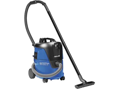 Aspirador con bolsa | NILFISK AERO 21-01 PC, 1250 W, Potencia de succión 21 kPa, Depósito 3600 l, Inox