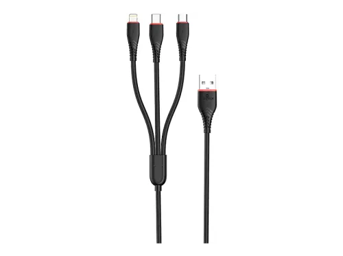 Cable USB | NOVOTECK S-134, USB 2.0, Negro