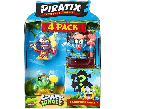 Juego | Magicbox Piratix Crazy Jungle - 4 Pack 1x12, Aleatorio