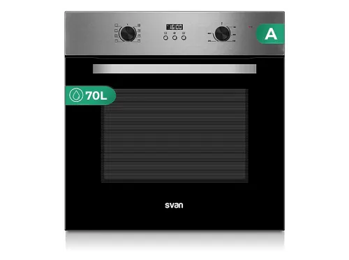 Horno multifunción | SVAN SHM8700DPX, Libre instalación, 70 l, 57,5 cm, Inox