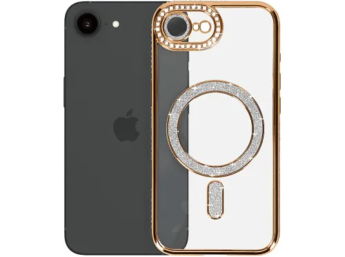 Carcasa de móvil | AVIZAR Glamor Guard, Compatible con Apple iPhone 17e, Dorado