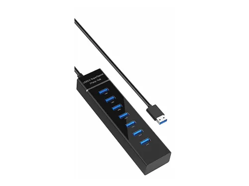 USB Hub | HK-070 HUB NOVOTECK, Negro
