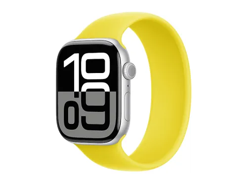 Correa | Solo Loop - Cierre, Ajustable, Compatible con Watch 44/45/46/49 mm APPLE, Amarillo