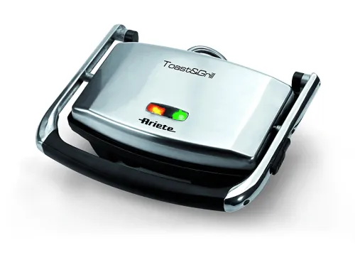 Grill | ARIETE 1911 TOAST GRILL SLIM 1000W, 1000 W, 31 x 24 cm, Plata