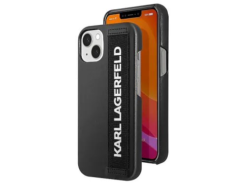 Carcasa para móvil | KARL LAGERFELD H3057, Compatible con Apple iPhone 13, Negro