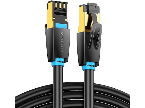 cable de red | Vention VENT-045, Cat-8, , Negro