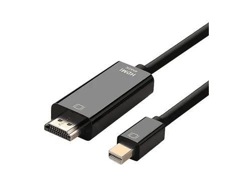 Cable HDMI | AISENS AISENS - CABLE CONVERSOR MINI DP A HDMI, MINI DP/M-HDMI/M, NEGRO, 3.0M, HDMI Estándar, 1 m