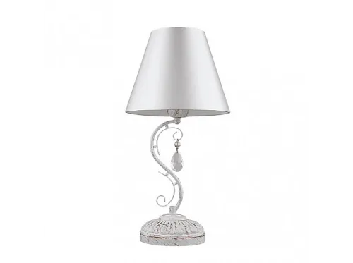 Lámpara de mesa | CLEMATIS FABRILAMP, Blanco / Oro
