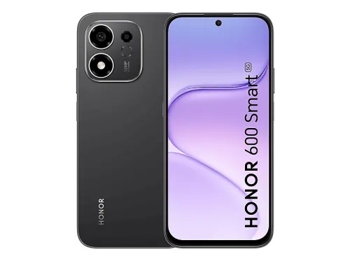 HONOR 600 Smart, 4+128GB, Negro, Móvil Android, 128 GB, 4 GB RAM, 6,8 " TFT-LCD, 120 Hz, Qualcomm Snapdragon 4 Gen 4, 7700 mAh