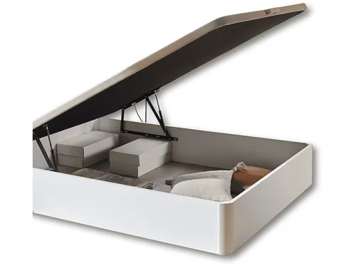 Canapé | DESCANSIN Premium Blanco reforzado, 150 cm x 190 cm, Madera, Blanco