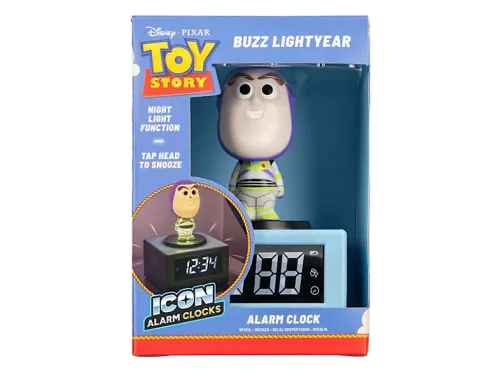 Despertador | Sherwood Toy Story Buzz Lightyear, Funciona con 2 pilas AAA