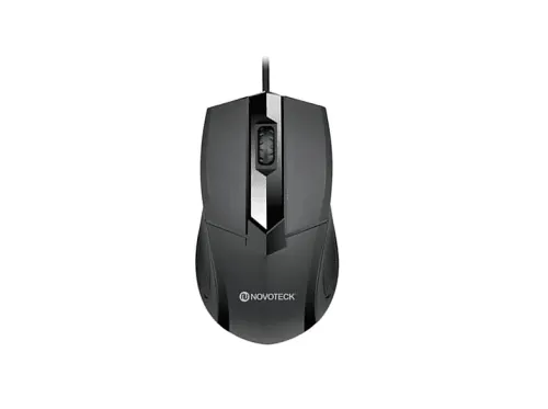 Ratón con cable | NOVOTECK JS-002-NEGRO, Wired, Negro