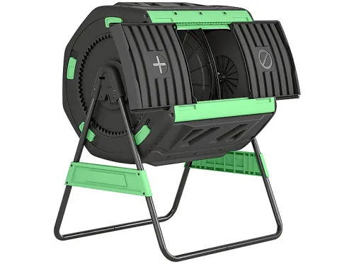 Compostador para Exterior | OUTSUNNY 84H-649V00GN, Verde