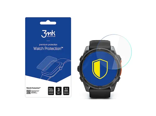 Protector pantalla smartwatch | Garmin Fenix 8 Amoled 51mm - Watch Protection FlexibleGlass 3MK, Garmin, Garmin Fenix 8 Amoled 51mm, Cristal híbrido