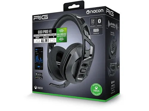 Auriculares gaming | RIG 600 PRO HX RIG 600HX NEGRO XBX NACON, Supraaurales, Bluetooth, Negro