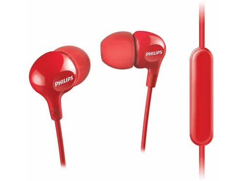 Auricular con micrófono | SHE3555RD PHILIPS, Intraurales, Rojo