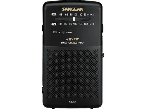Radio portátil | SR-35 SANGEAN, Negro