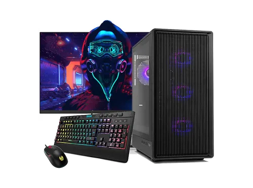 Pack PC gaming | NEOPC Nox Hummer Signal, Intel® Core ™ i5, 8 GB RAM, 480 GB SSD, UHD 730, Windows, Monitor 27 " Full-HD, Negro