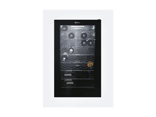 Vinoteca libre instalación | CANDY DiVino CWC 150 EM/NF, Compresor de refrigeración, 41 botellas, 121 l, Negro