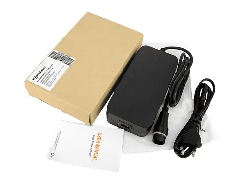 Cargador bicicleta eléctrica | POWERSMART para PWX-3, Negro