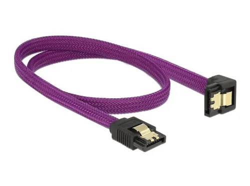 Cable SATA | DELOCK 83696, Púrpura