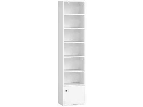 Mueble librería | HOMCOM 836-652V00WT, , 30 cm x 180 cm x 40 cm, Blanco