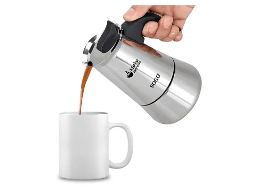 Cafetera tradicional | SOGO CAF-SS-7625, Aluminio, Plata