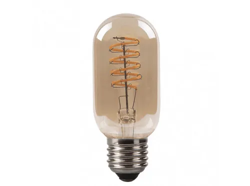 Bombilla | FABRILAMP Vintage Deco Tubular, E27, 220-240 V, 2200 K, Ámbar