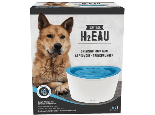 Fuente de agua | ZEUS H2EAU, para Perro, White