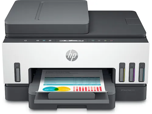 Impresora multifunción tinta | HP Smart Tank Smart Tank 7305 All-in-One Printer, Bluetooth, Impresión térmica, 4800 x 1200 dpi, A4, Negro, Cian, Magenta, Amarillo