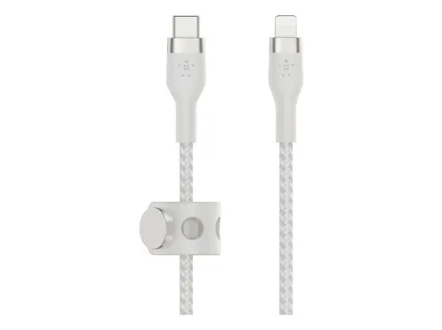 Cable Lightning a USB-C | BELKIN CAA011BT2MWH, USB 3.0, USB-C, Lightning, Blanco